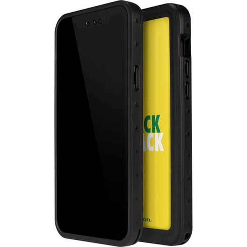 University of Oregon Quack Attack iPhone 15 Plus Waterproof Case